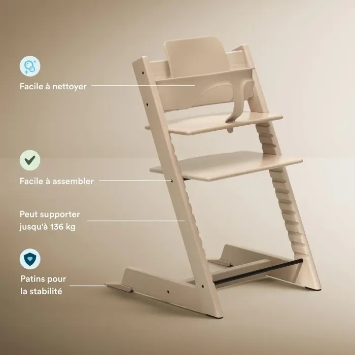 Stokke Chaise Tripp Trapp® - Naturel Chaise haute - Stokke