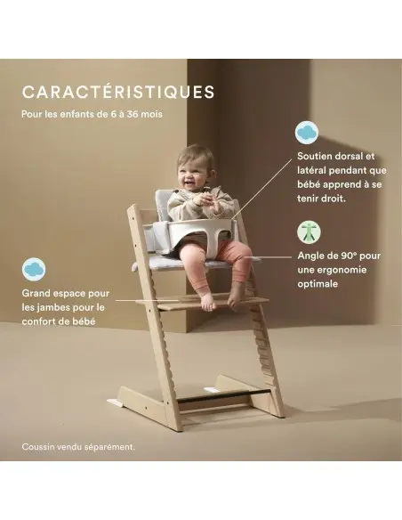 Stokke Chaise Tripp Trapp® - Naturel Chaise haute - Stokke