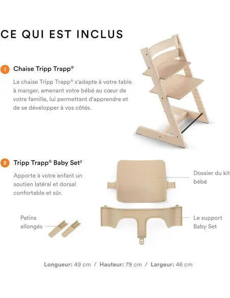 Stokke Chaise Tripp Trapp® - Warm Red Chaise haute - Stokke