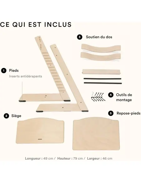 Stokke Chaise Tripp Trapp® - Warm Red Chaise haute - Stokke