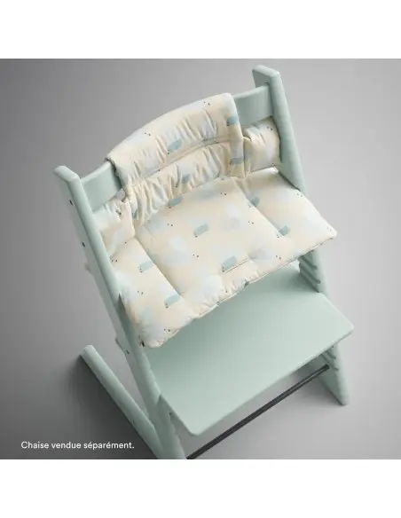 Stokke Coussin TRIPP TRAPP® Classic - Bleu Oiseau Chaise haute 