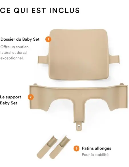 Stokke Baby Set TRIPP TRAPP naturel Chaise haute - Stokke Maroc