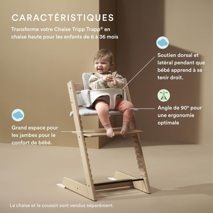 Stokke Baby Set TRIPP TRAPP naturel Chaise haute - Stokke Maroc