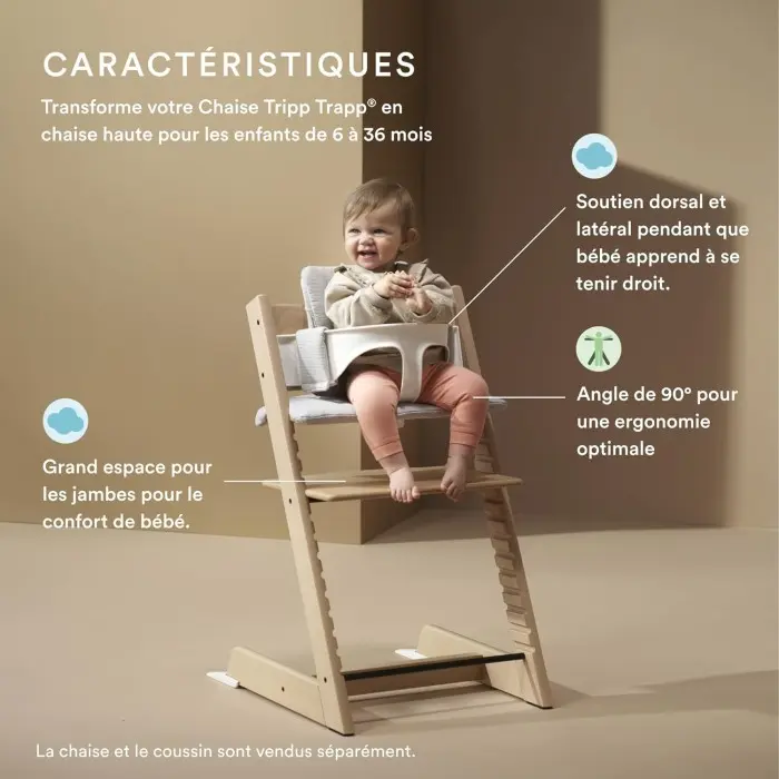 Stokke Baby Set TRIPP TRAPP naturel Chaise haute - Stokke Maroc