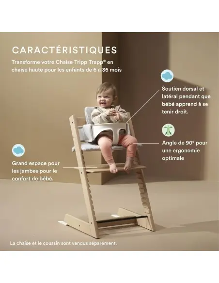 Stokke Baby Set TRIPP TRAPP naturel Chaise haute - Stokke Maroc