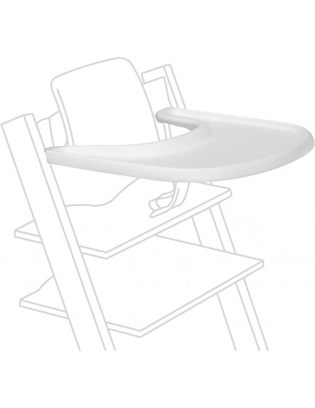 Stokke Plateau Blanc pour Chaise haute TRIPP TRAPP Chaise haute