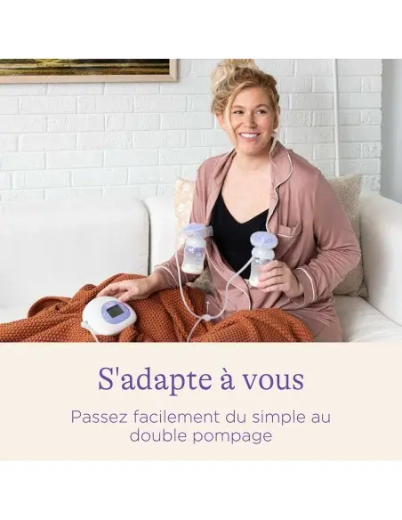 Lansinoh Tire lait Electrique Double 2-en-1 Tire lait -