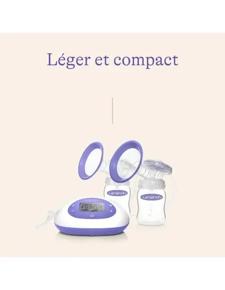 Lansinoh Tire lait Electrique Double 2-en-1 Tire lait -