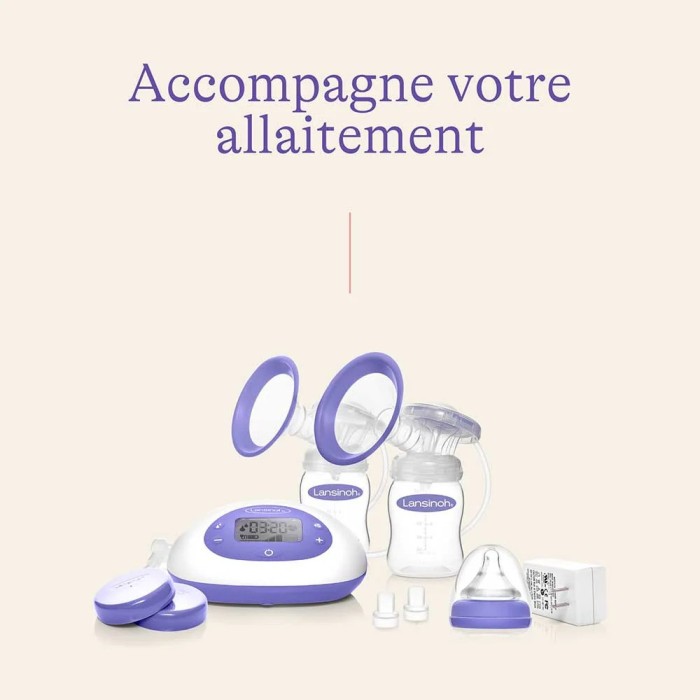 Lansinoh Tire lait Electrique Double 2-en-1 Tire lait -
