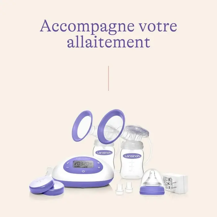 Lansinoh Tire lait Electrique Double 2-en-1 Tire lait -