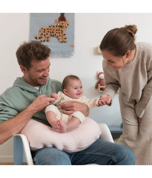 Coussin D'allaitement Doomoo Softy Happy colors au Maroc - Baby And Mom 2