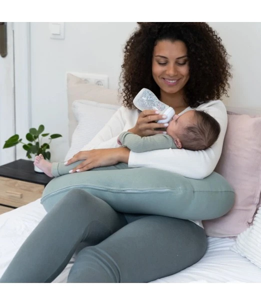 Doomoo Softy jersey breastfeeding pillow Green 2