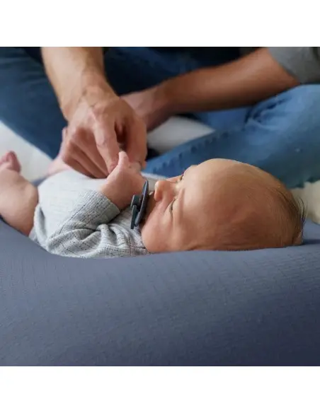 Doomoo Coussin D'allaitement Buddy Jersey Blue Coussin