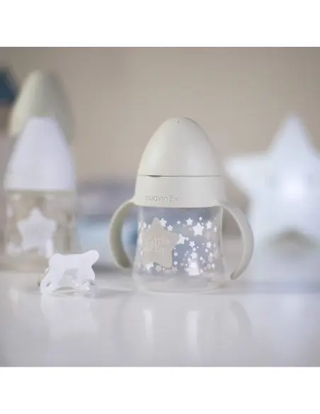 Suavinex set of 4 baby bottles + Little Star pacifier white — photo 7