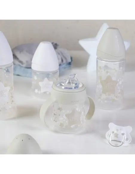 Suavinex set of 4 baby bottles + Little Star pacifier white — photo 9