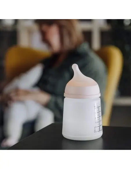 Biberon Suavinex anti-coliques Zero.Zero débit lent 180ml