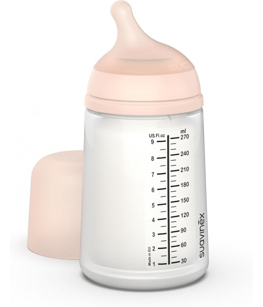 Suavinex Biberon Anti-Coliques Zero.Zero Débit Moyen 270ml