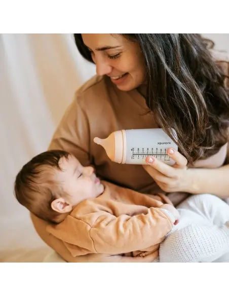 Suavinex Zero.Zero anti-colic baby bottle medium flow 270 ml from 3 months — photo 3