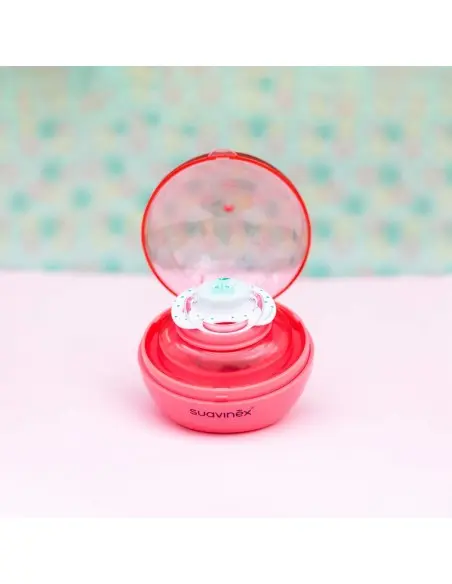 Suavinex Duccio portable UV pacifier steriliser Pink — photo 3