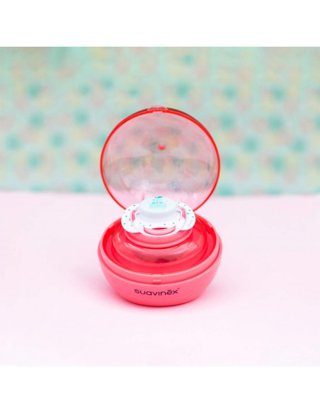 Suavinex Stérilisateur pour Sucettes nomade UV Duccio Rose