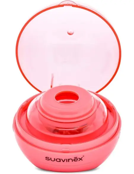 Suavinex Duccio portable UV pacifier steriliser Pink