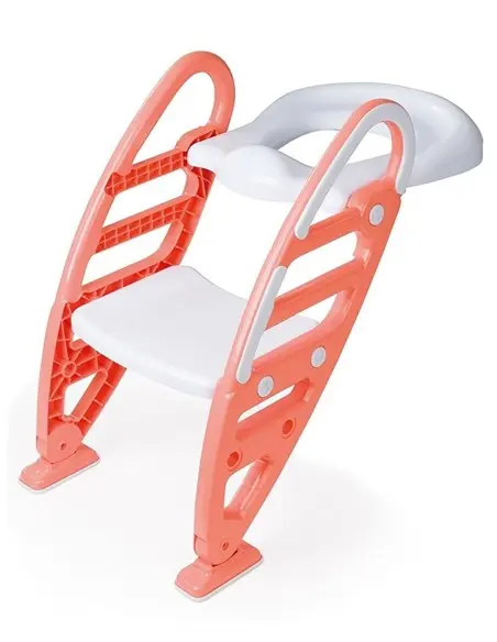Dolu Réducteur de toilette avec échelle - Corail Pot &