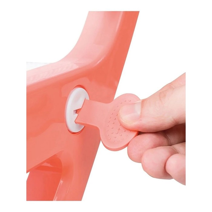 Dolu Réducteur de toilette avec échelle - Corail Pot &
