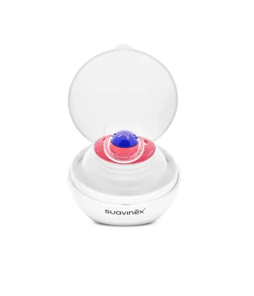 Suavinex Stérilisateur pour Sucettes nomade UV Duccio Blanc