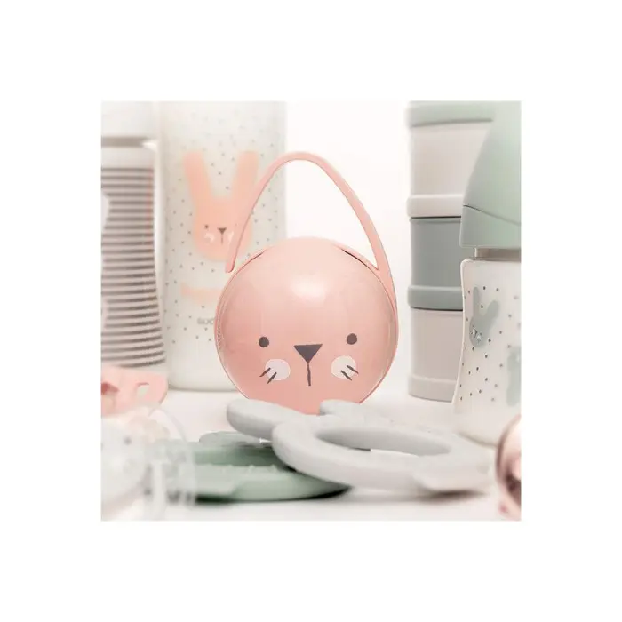Suavinex Boîte à Sucettes Duo Hygge - Rose Sucettes - Suavinex