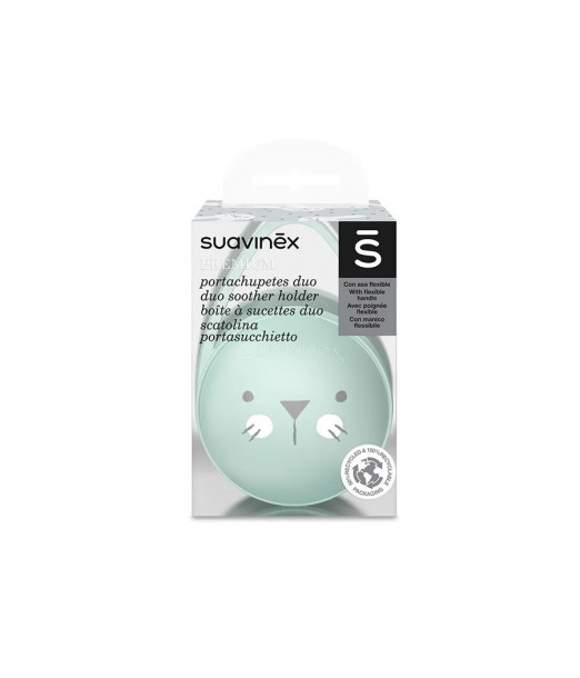 Suavinex Boîte à Sucettes Duo Hygge - Vert Sucettes - Suavinex 2