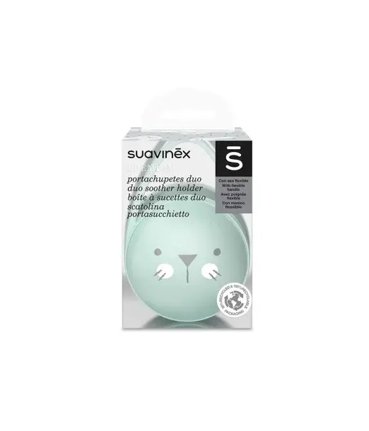 Suavinex Boîte à Sucettes Duo Hygge - Vert Sucettes - Suavinex 2