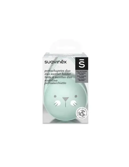 Suavinex duo pacifier box Hygge — Green — photo 2