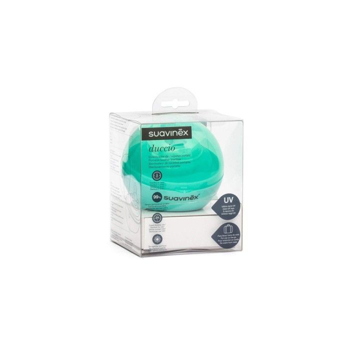 Suavinex Stérilisateur pour Sucettes nomade UV Duccio Vert