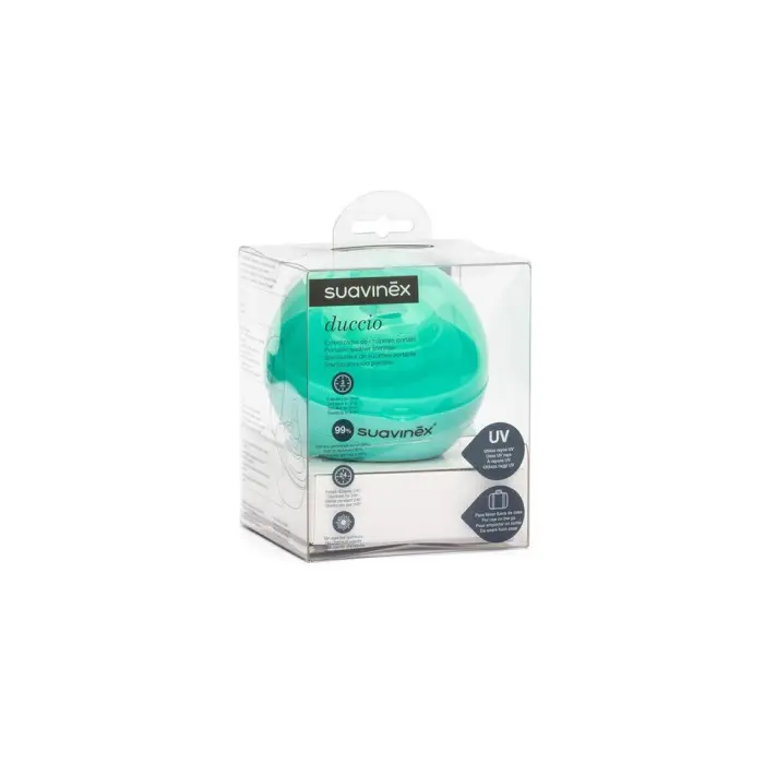 Suavinex Stérilisateur pour Sucettes nomade UV Duccio Vert