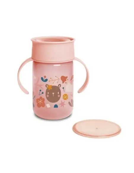 Suavinex 360° training cup pink 340 ml from 12 months — photo 2