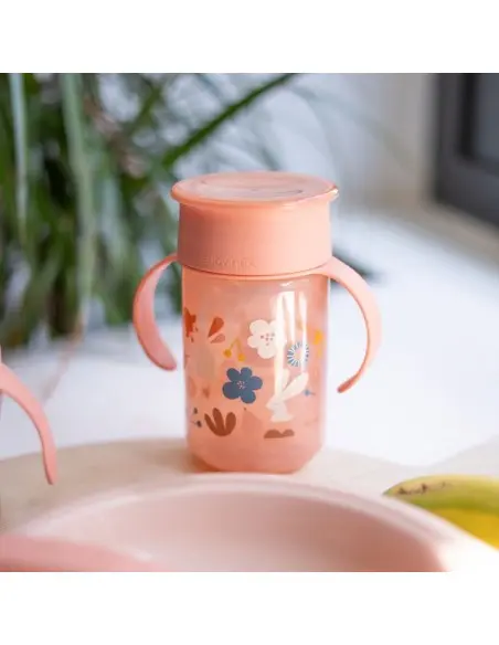 Suavinex 360° training cup pink 340 ml from 12 months — photo 3