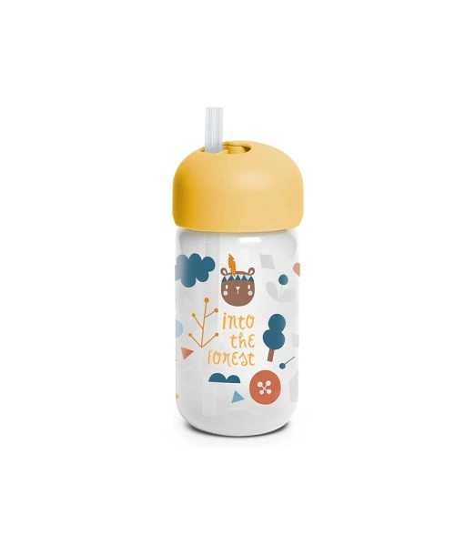 Suavinex learning cup with straw 340 ml 18m+ Yellow