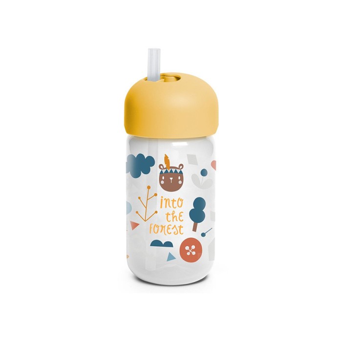 Suavinex Tasse d’apprentissage avec paille 340ml 18m+ Jaune