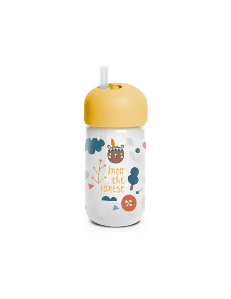Suavinex learning cup with straw 340 ml 18m+ Yellow