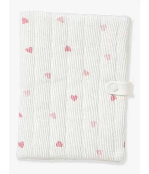 Protège carnet de santé - Imprimé coeurs Mode - Vertbaudet