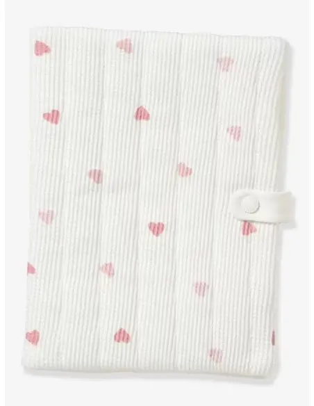 Protège carnet de santé - Imprimé coeurs Mode - Vertbaudet