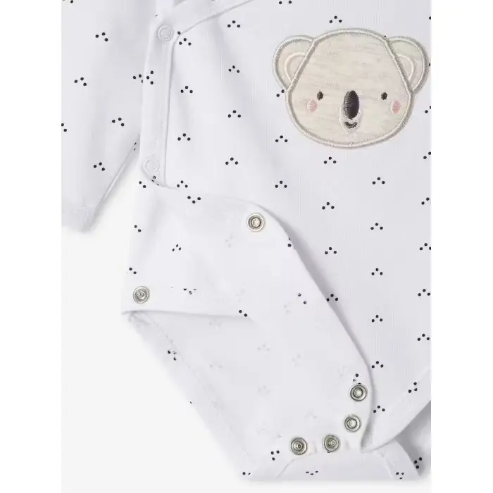 Ensemble naissance 3 pièces en point mousse 6m+ Bleu Marine