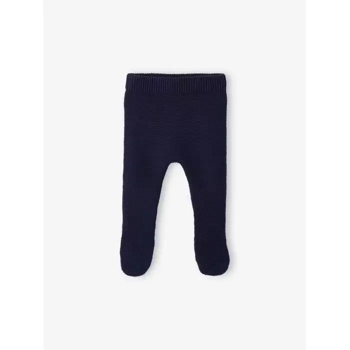 Ensemble naissance 3 pièces en point mousse 6m+ Bleu Marine