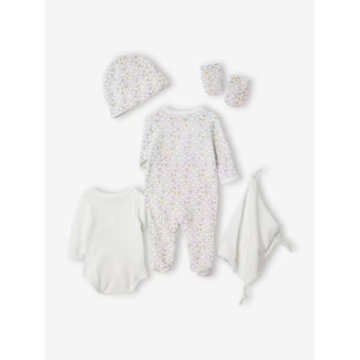 Kit naissance 6 pièces et sa valise cadeau 6m+ Coffret