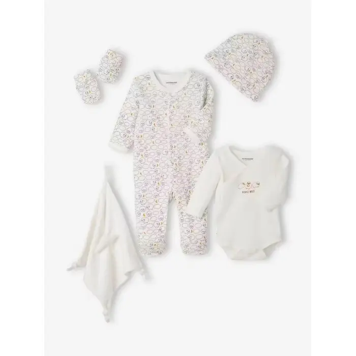 Kit naissance 6 pièces et sa valise cadeau 6m+ Coffret
