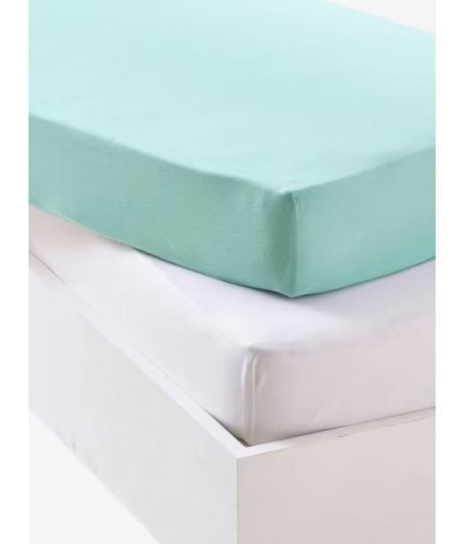 Drap housse bébé 40x80cm en jersey extensible Oeko-Tex® Lot de