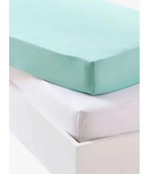 Drap housse bébé 40x80cm en jersey extensible Oeko-Tex® Lot de
