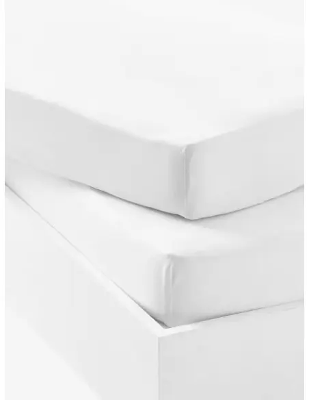 Drap housse bébé 70x140cm en jersey extensible Oeko-Tex® Lot de