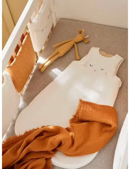 Gigoteuse sans manches Petit Mouton couleur écru 0-6mois TOG