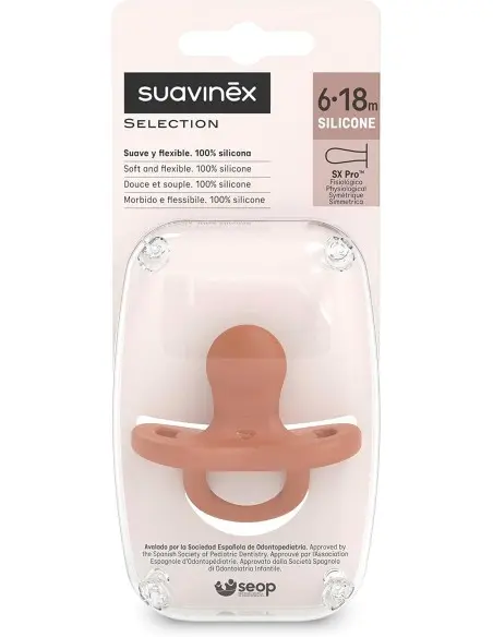 copy of Suavinex Sucette Tout Silicone avec Tétine Symétrique